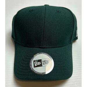 New 9Forty New Era Hat Blank Green Adjustable Strapback OSFM Baseball Cap
